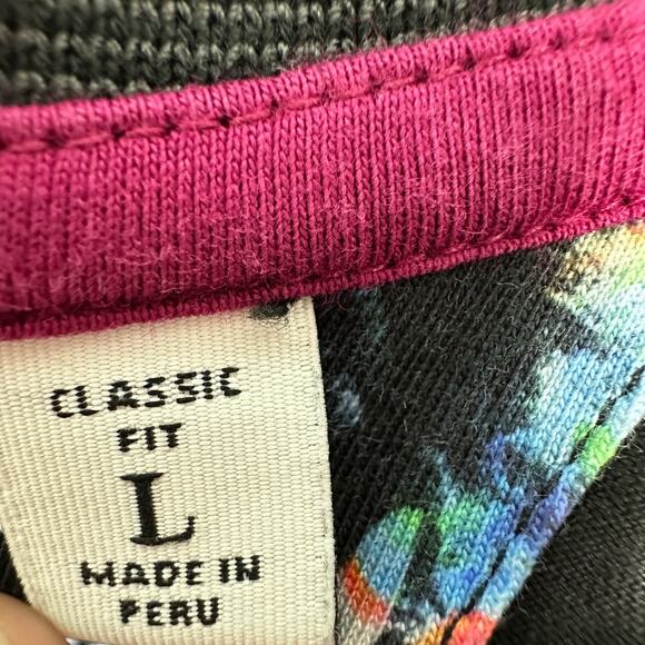 Robert Graham THE PLAYER POLO Shirt Mens Classic Fit Large Embroidered Skull - Picture 7 of 14